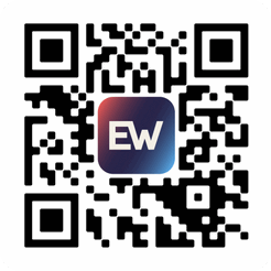 Get EventsWallet app via this QR code